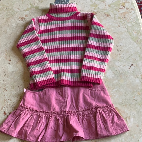 NWT girls bundle; top 5, skirt 4 and turtleneck sweater 4 - Picture 7 of 7